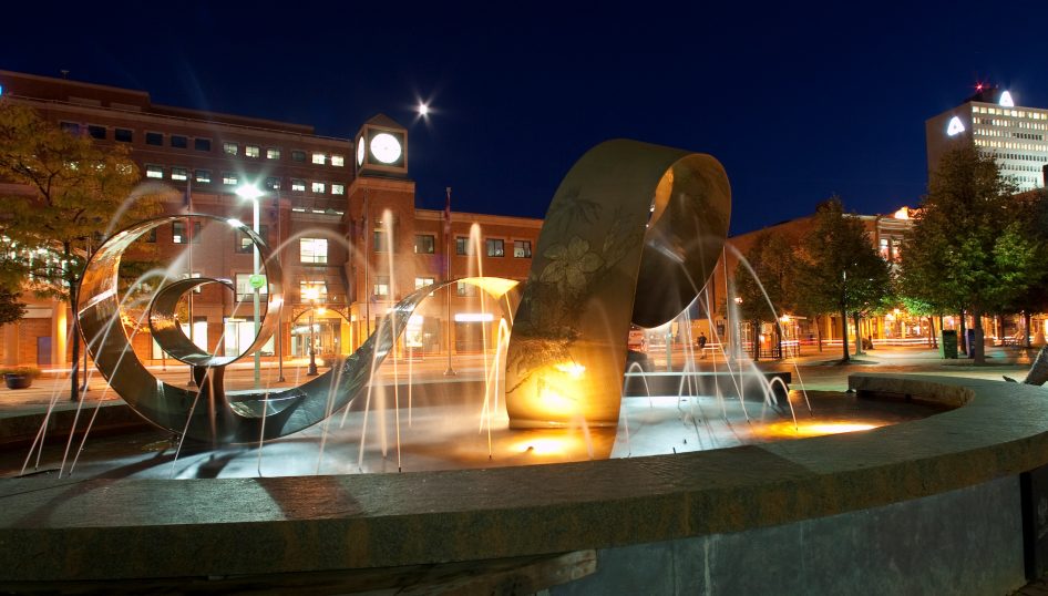 city hall fountain