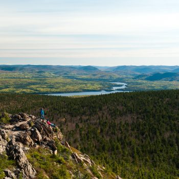 Man atop of a cliff