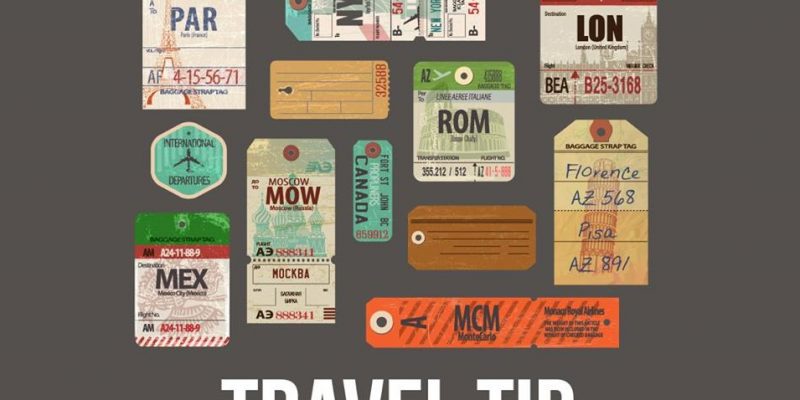 Travel tags for suitcases